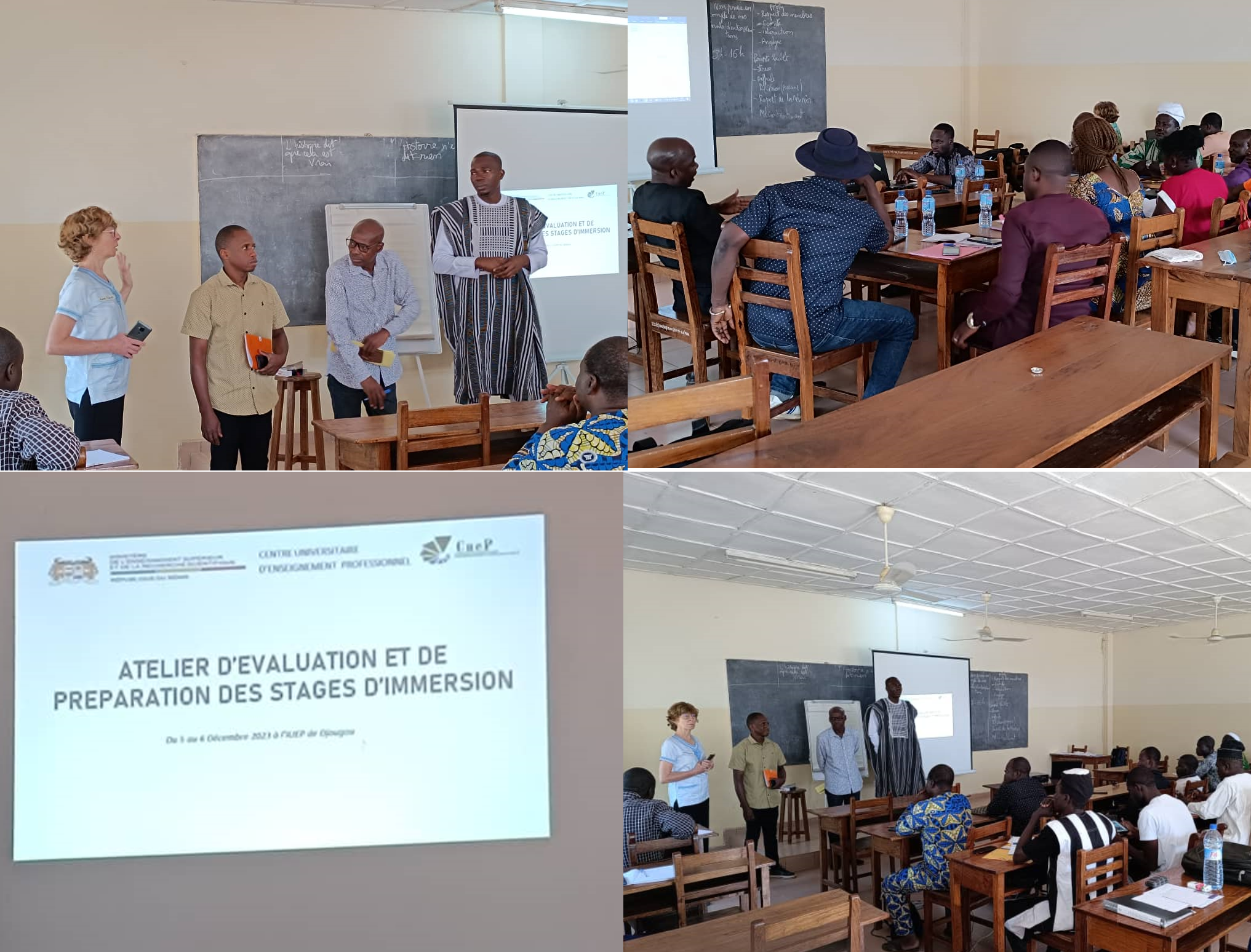Atelier d'évaluation et de préparation du stage d'immersion